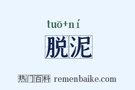 脱泥是什么意思的图片